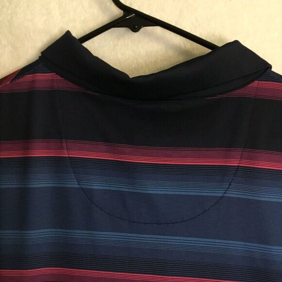 Ben Hogan Performance 3-Button Men's Golf Polo Sz XXXL Colorful Striped Lined - Picture 10 of 15